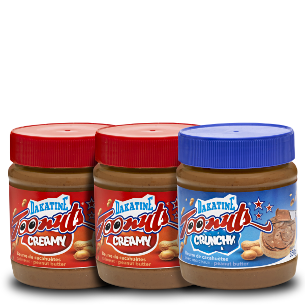 Assortiment découverte Toonuts Creamy et Crunchy | Pot de 350G